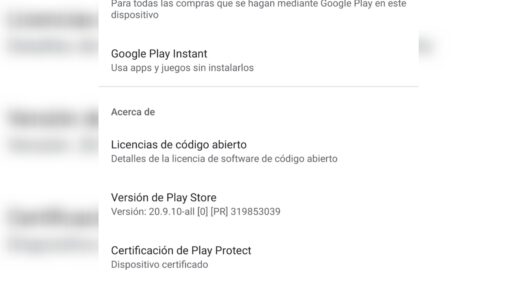 Actualizar Google Play Store de forma manual sin apps