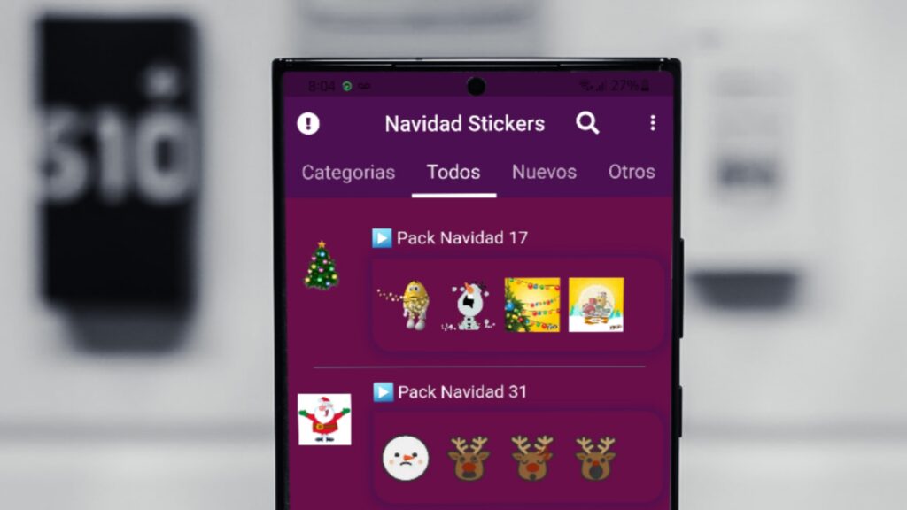 Sticker Navideños Animados para WhatsApp