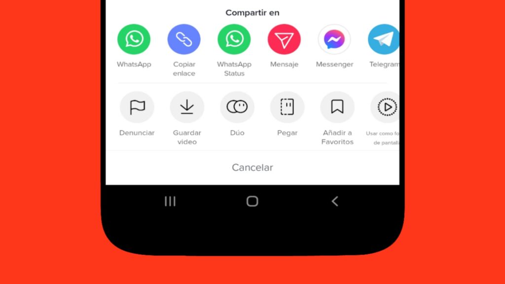 Bajar vídeos de Tik Tok por Telegram sin marcas de agua