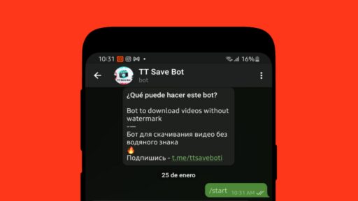 Bajar vídeos de Tik Tok por Telegram sin marcas de agua